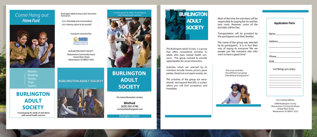 Burlington Adult Society Brochure